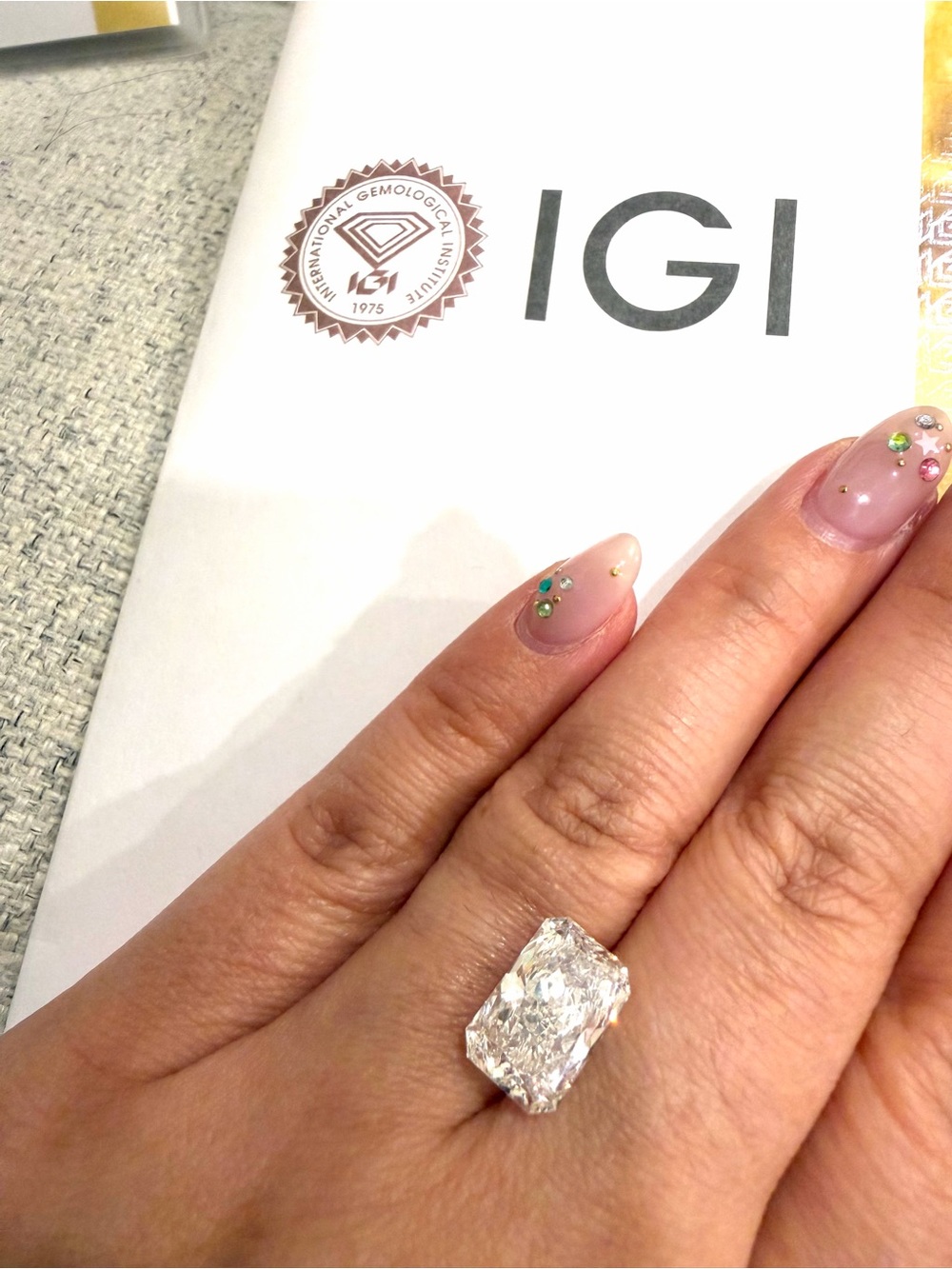 ✨ 4.41 CT Radiant Cut Lab-Grown Diamond ✨
